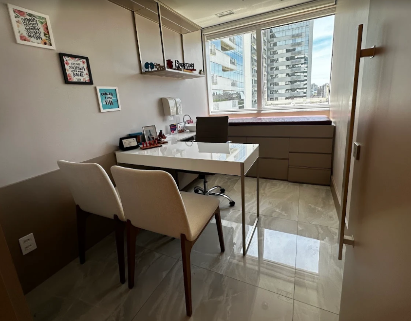 Recepção da clínica